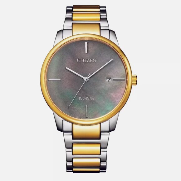 New! Citizen Gold Day Date Watch Marble Face Watch